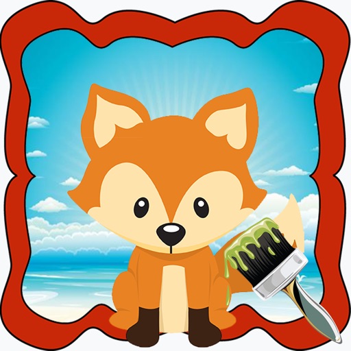 Fox Family Cartoon Coloring Version iOS App