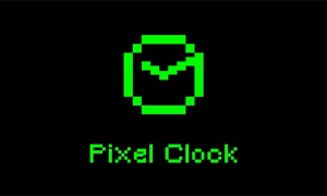 Pixel Clock - Retro Style