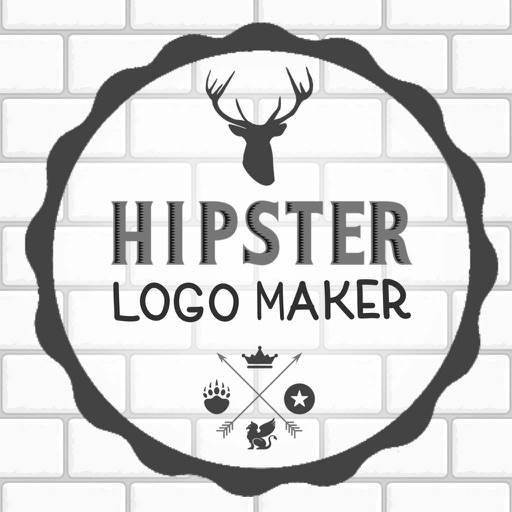 Hipster Logo Maker - Logo Maker & Logo Creator B&W iOS App