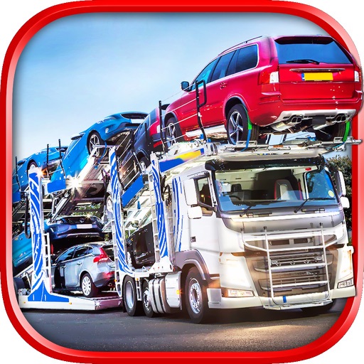 Car Transport Truck Parking icon