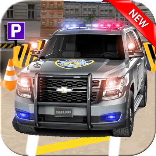 Real police Car Parking 3D Game Icon