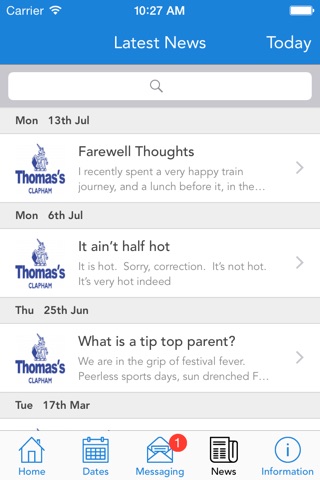 Thomas's Clapham screenshot 4