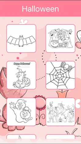 Game screenshot Halloween Coloring Book for Kids: Learn to color hack