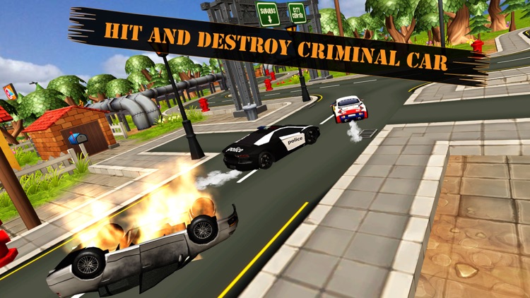Smash cop police car chase 911 screenshot-3