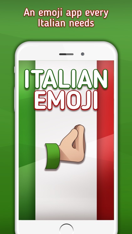Italian Emoji - Italian Emojis, Stickers and Gifs screenshot-0