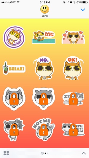 Cat Roller - VR Stickers for iMessage(圖3)-速報App