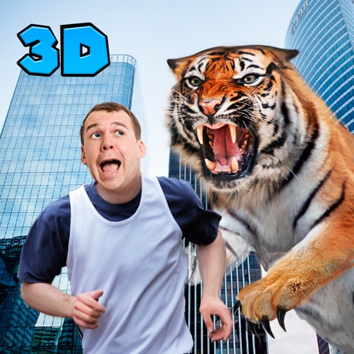 Angry Tiger Hunt: City Attack Simulator Icon