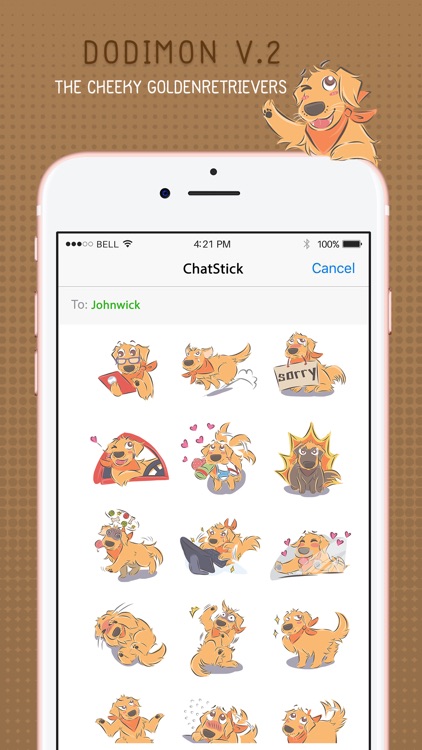 Dodimon V.2 Stickers & Emoji Keyboard By ChatStick