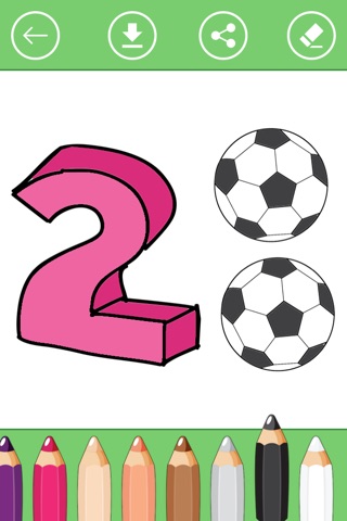123 Numbers Coloring Book for Kids: Learn to color screenshot 2