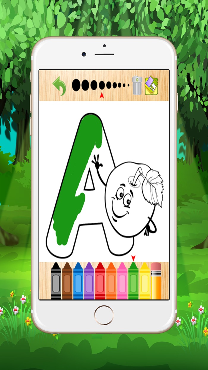 abc coloring pages for kid