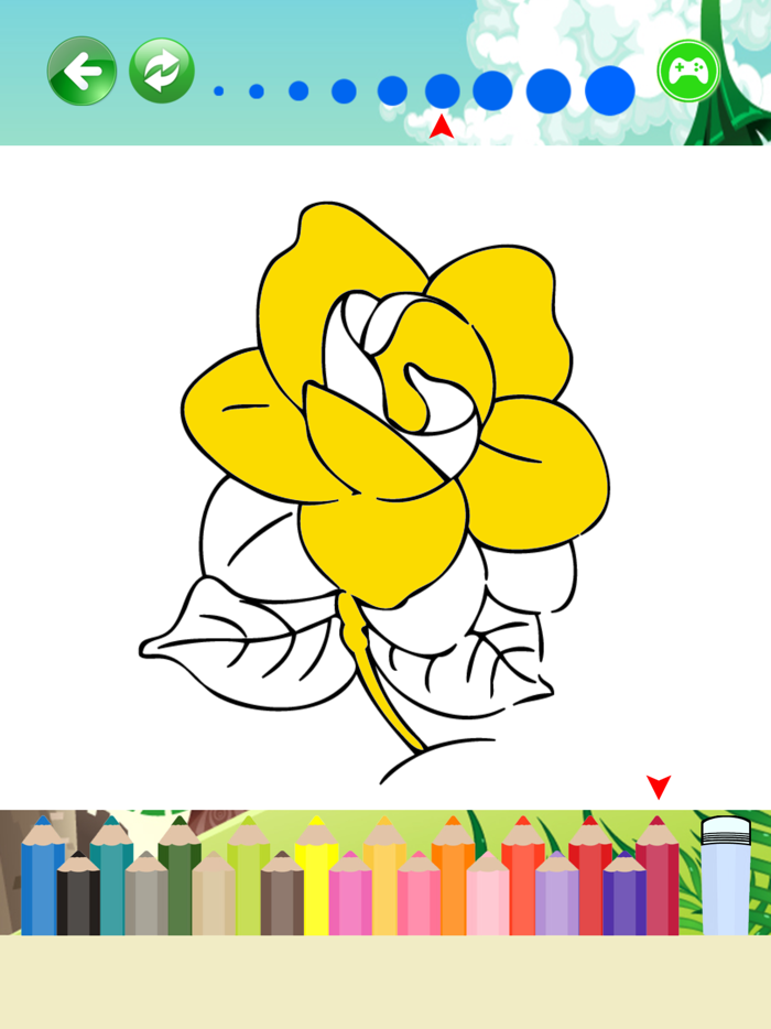 Beautiful Flowers Coloring Pages For Kids