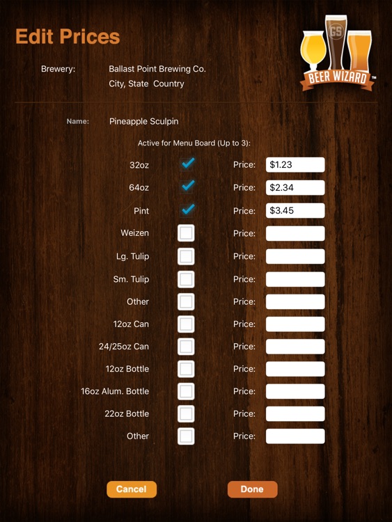 Beer Wizard Menu Connect screenshot-4