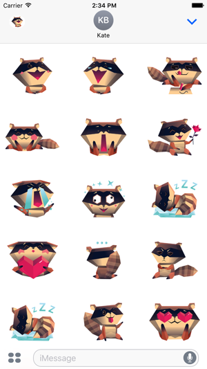 Little Raccoon Stickers(圖2)-速報App