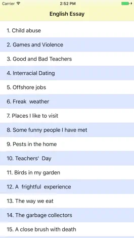 Game screenshot English Essay mod apk