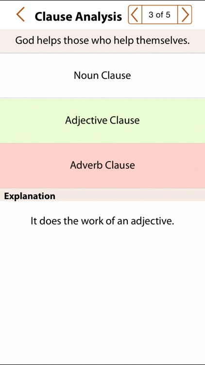 Grammar Express: Clause Analysis screenshot-3