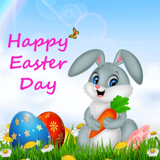 Easter Photo Sticker Editor: Hunt Cute Bunny & Egg icon