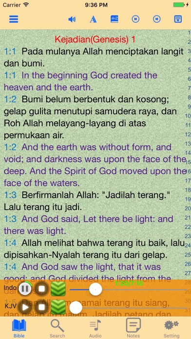 How to cancel & delete Alkitab Indonesian-English Bilingual Audio Bible from iphone & ipad 1