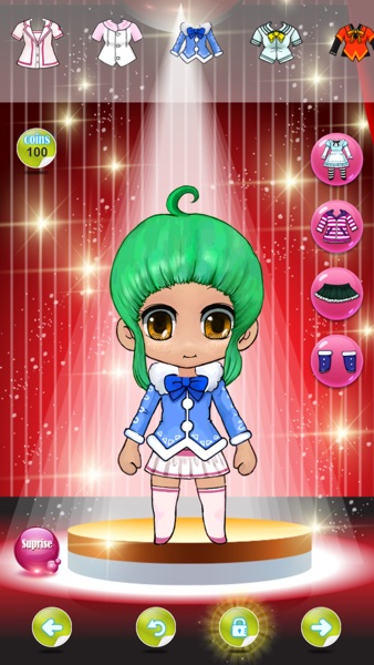 【图】dress-up girls anime games(截图3)