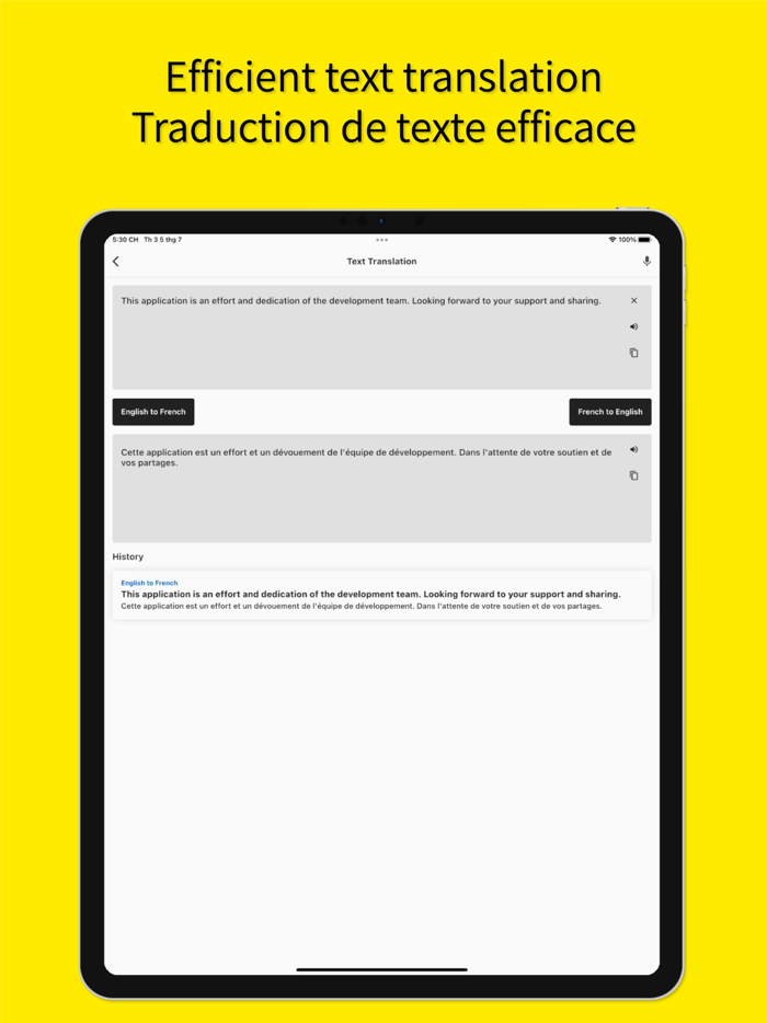 English to French Traduction