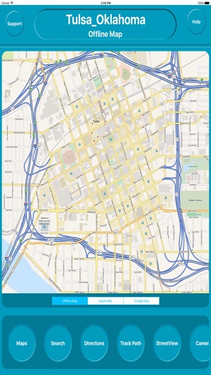 Tulsa Oklahoma Offline City Maps Navigation(圖1)-速報App