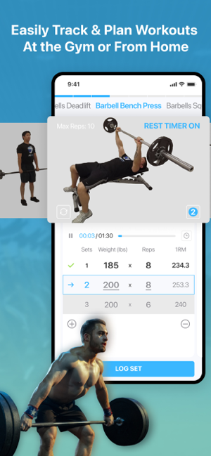 ‎JEFIT Workout Planner Gym Log Screenshot