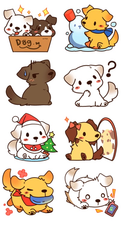 Happy Dogs Stickers screenshot-4