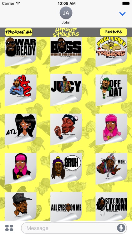 Hiphop Stickers Vol 1 screenshot-4