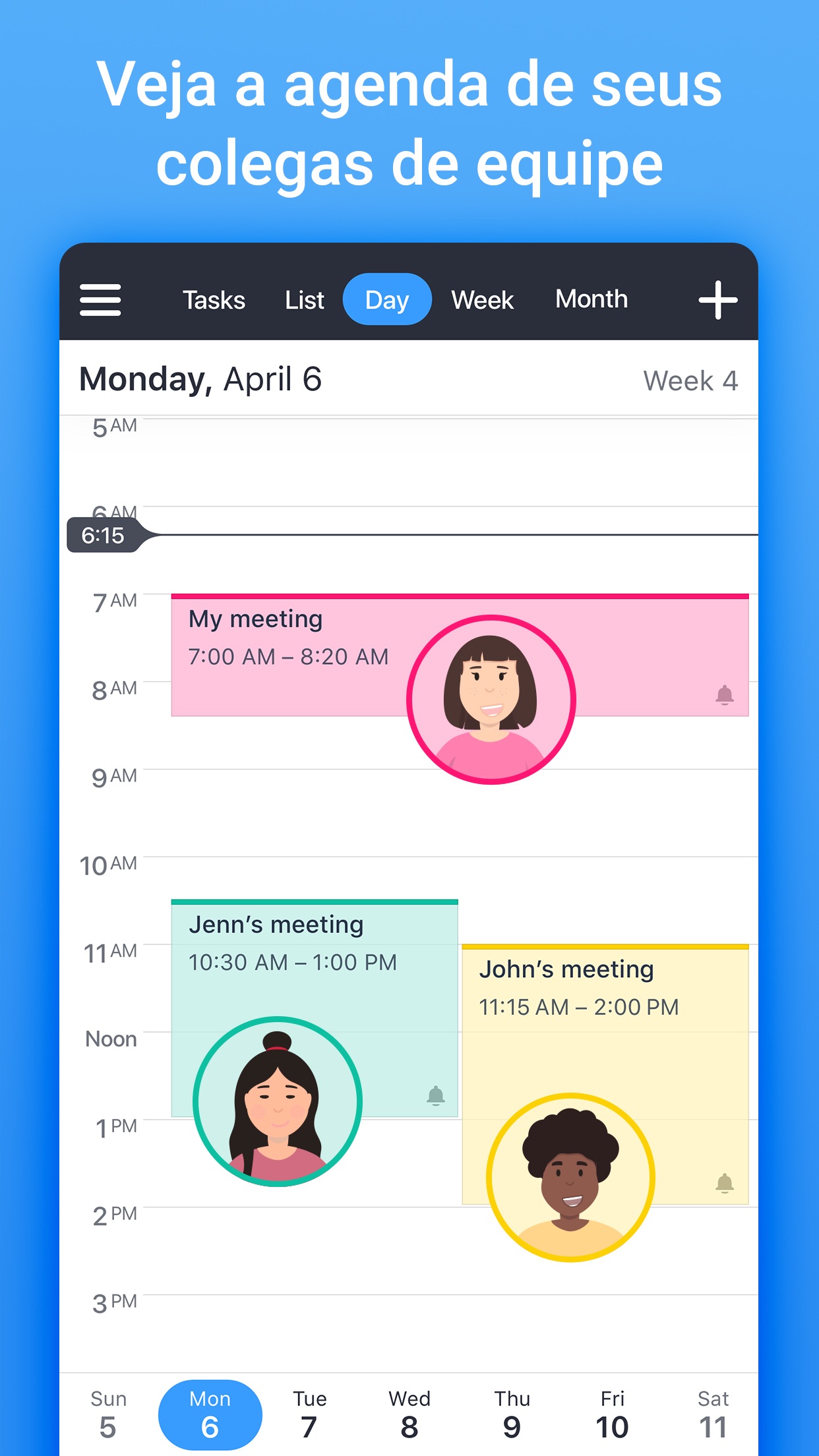 Screenshot do app Calendars: Agenda e Tarefas