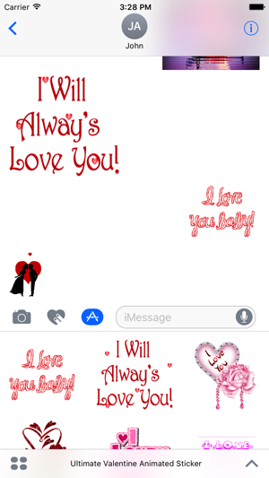 Ultimate Valentine Animated Sticker for iMessage(圖2)-速報App