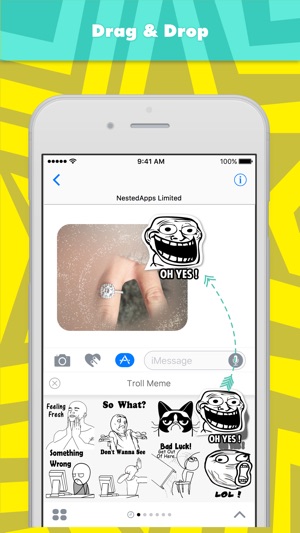 Troll Meme stickers by NestedApps Stickers(圖3)-速報App