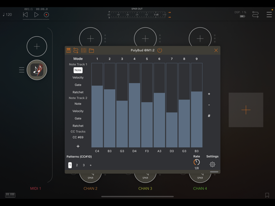 PolyBud Polyrhythmic Sequencer screenshot 2