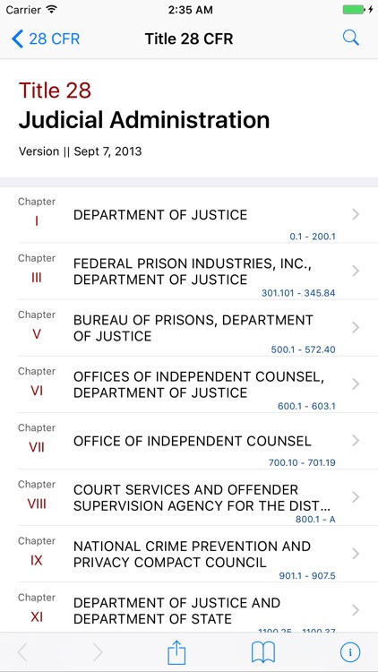 28 CFR - Judicial Administration (LawStack Series)