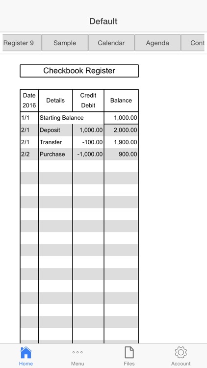 Bank Balance