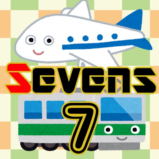 Vehicle Sevens (Playing card game) pure iOS App