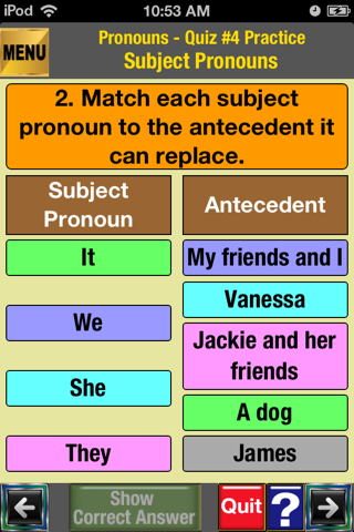 easyLearn Pronouns  in English Grammar screenshot 3