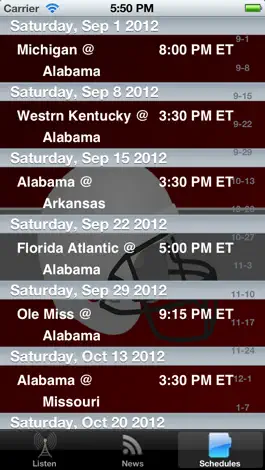 Game screenshot Alabama Football - Radio, Schedule & News hack