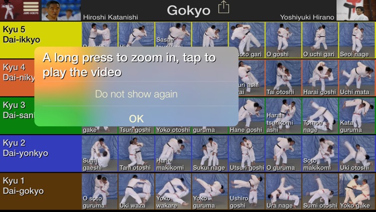 Judo Gokyo