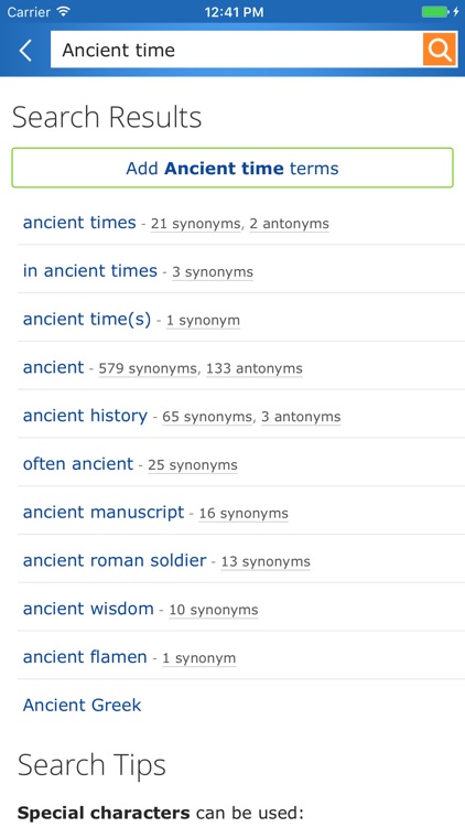 Power Thesaurus screenshot-3