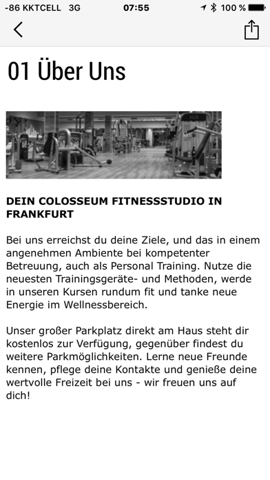 Colosseum Fitness screenshot 3