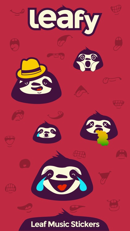 Leaf Music Stickers - Leafy Emojis