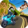 Gunship Attack Bike Race Stunt Rider - Pro