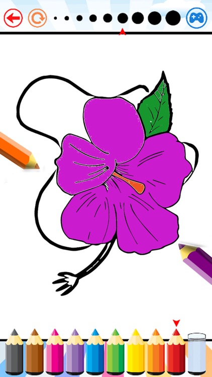 Flowers Coloring Book for kids - Drawing free game