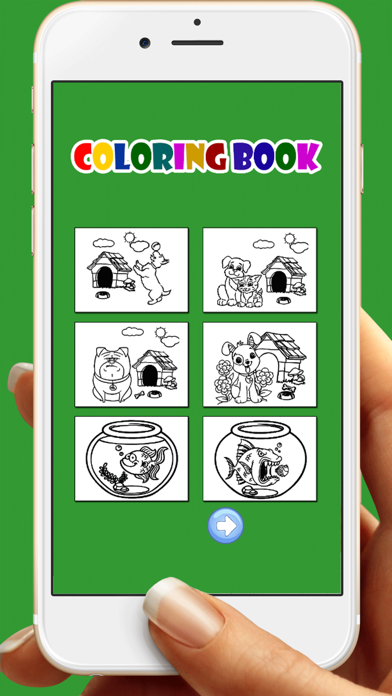 How to cancel & delete Kids Pets Coloring Book Game Free from iphone & ipad 2