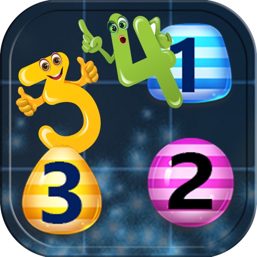 Number Matching Game For Kids Icon