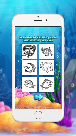 Sea Animals Coloring Book - Fun Painting for Kids(圖2)-速報App