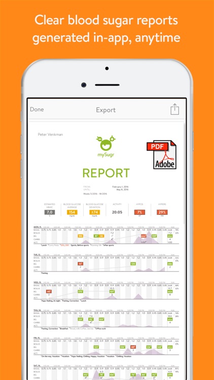 mySugr App: Easy to use daily diabetes logbook screenshot-3