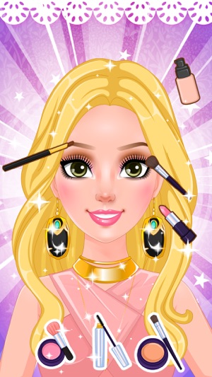 化妆游戏个性眼妆教程 - 好玩的单机女生游戏