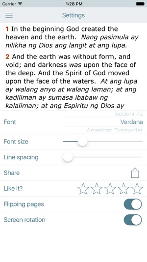 Tagalog English Bilingual Bible (Ang Biblia - KJV)(圖5)-速報App