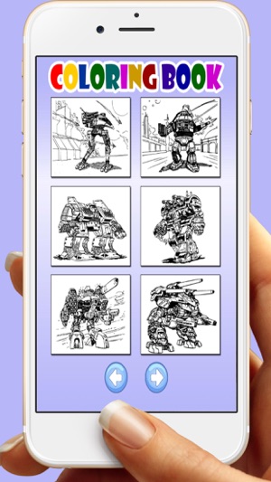機器人鐵著色書遊戲(圖2)-速報App