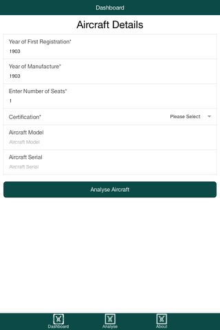 Your Plane Aging Aircraft Tool screenshot 2